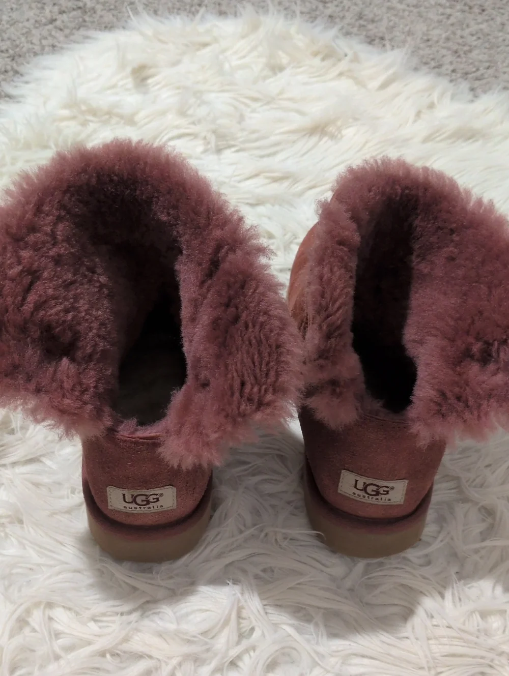 *Altered* Ugg Mini Bailey Bow Boots